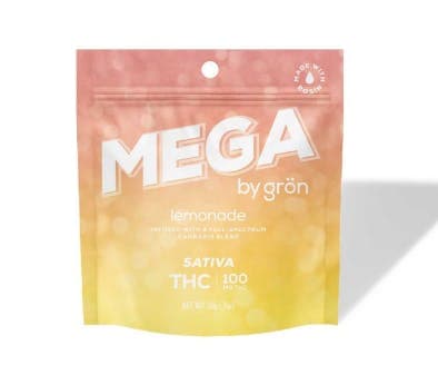 Lemonade MEGA - THC - Sativa - Grön