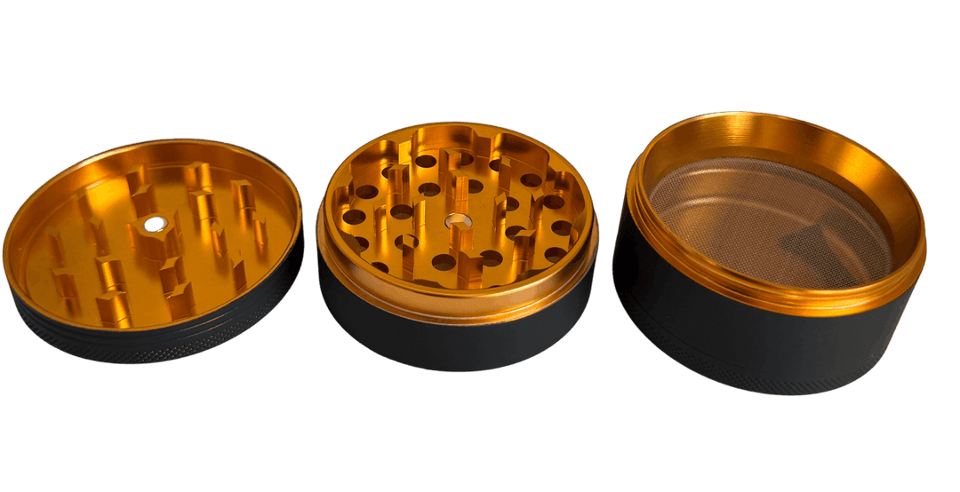 Treehouse "Leaf" Metal Grinder • small • 1.5'h x 2'w - Treehouse Cannabis | Treehouse Cannabis