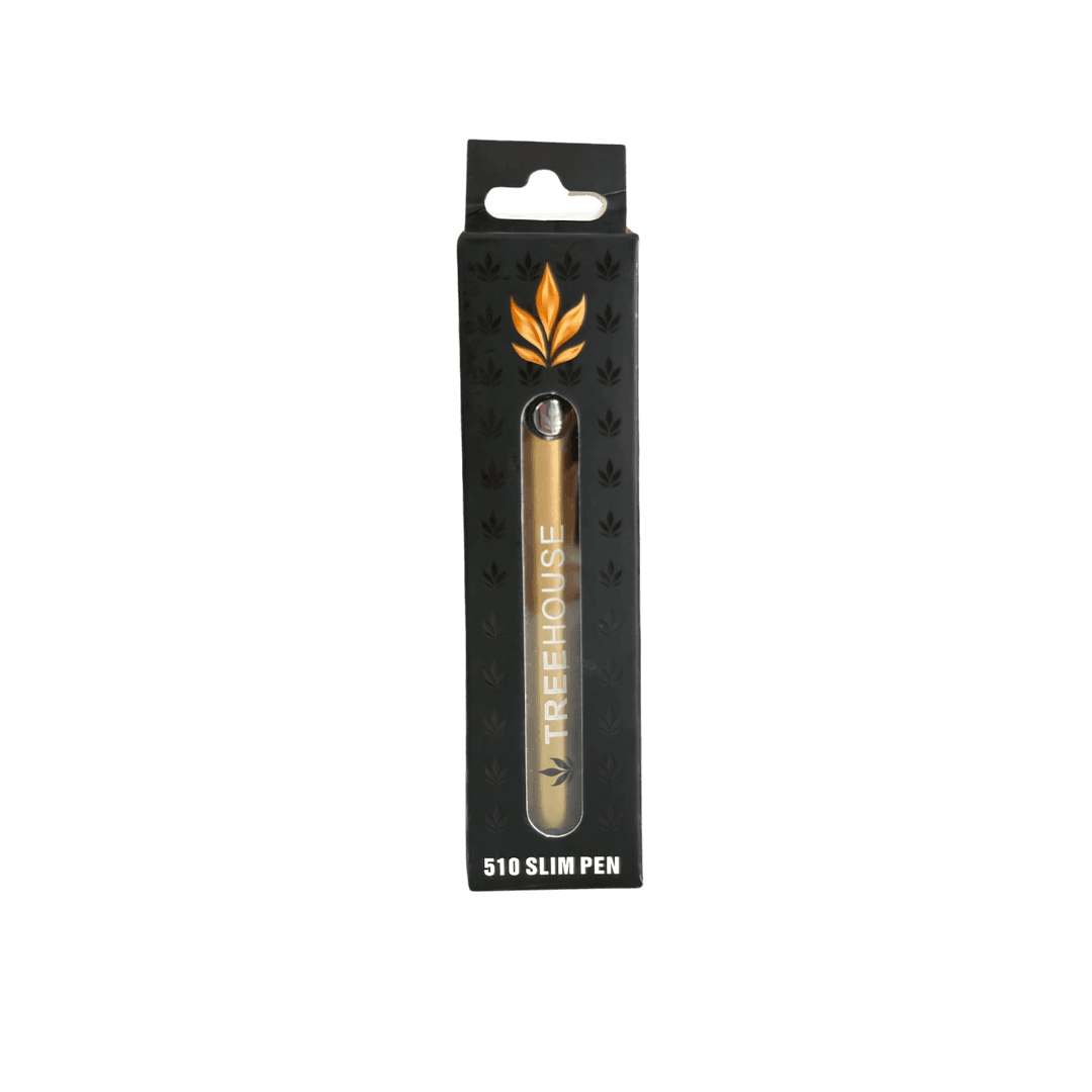 Gold • Slim Pen 510 Vape Battery - Treehouse Cannabis | Treehouse Cannabis