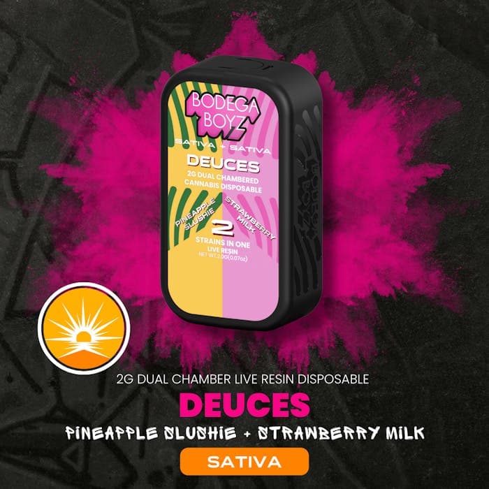 product image for Pineapple Slushie X Strawberry Milk Live Resin AIO Disposable 2g