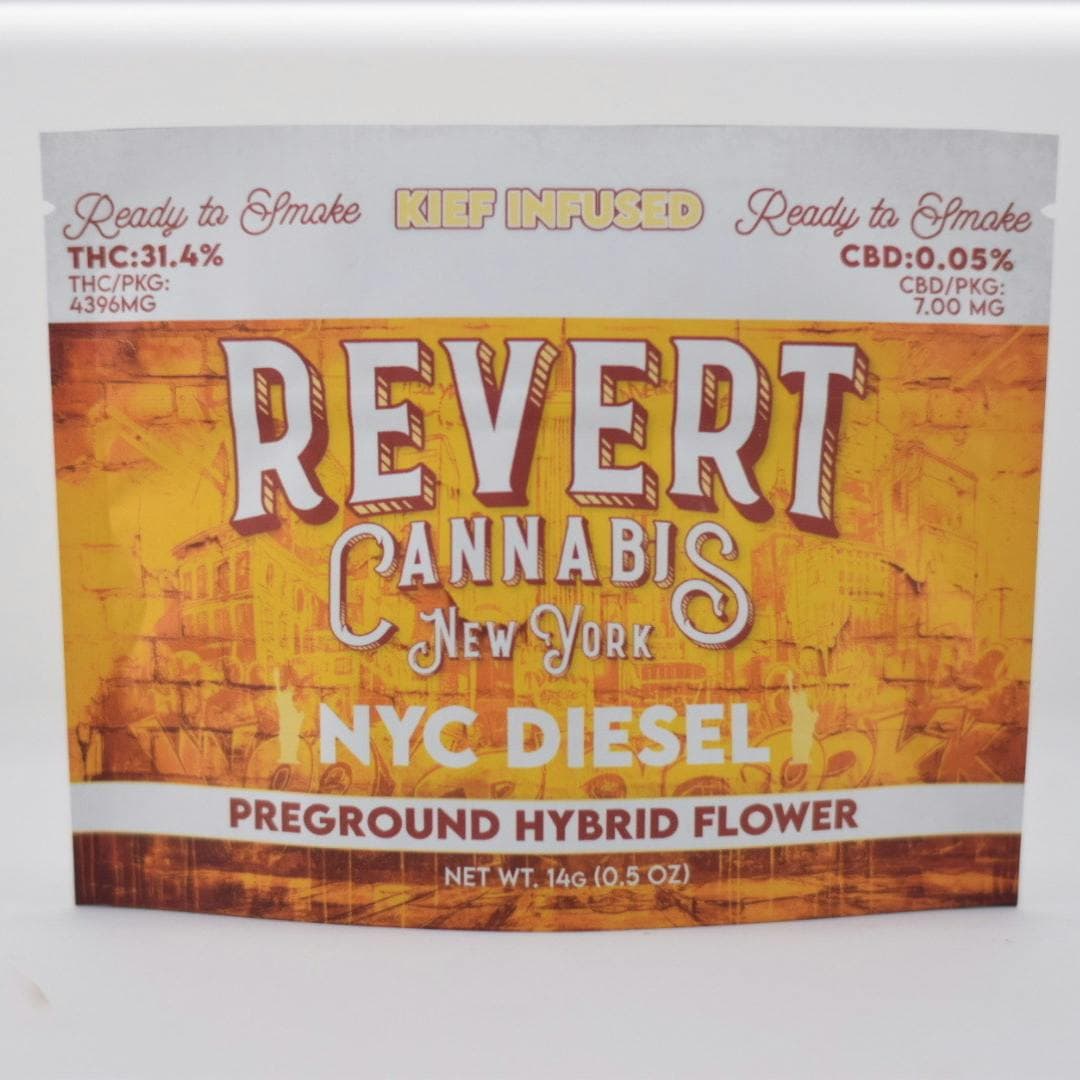 NYC Diesel • Kief Infused Preground Flower • 14G - Revert | Treehouse Cannabis