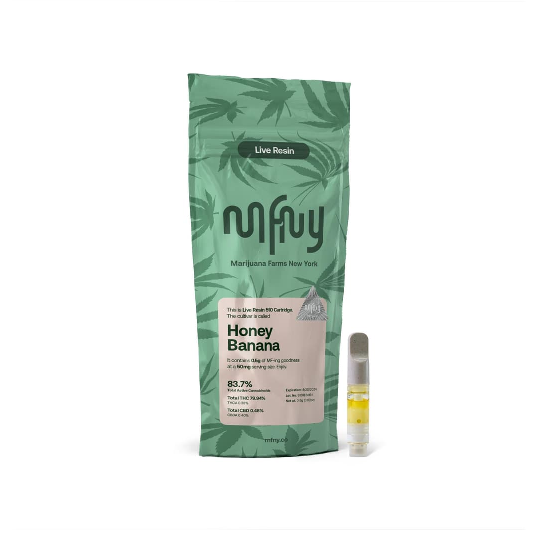 Honey Banana • Live Resin Cartridge • .5G - MFNY | Treehouse Cannabis
