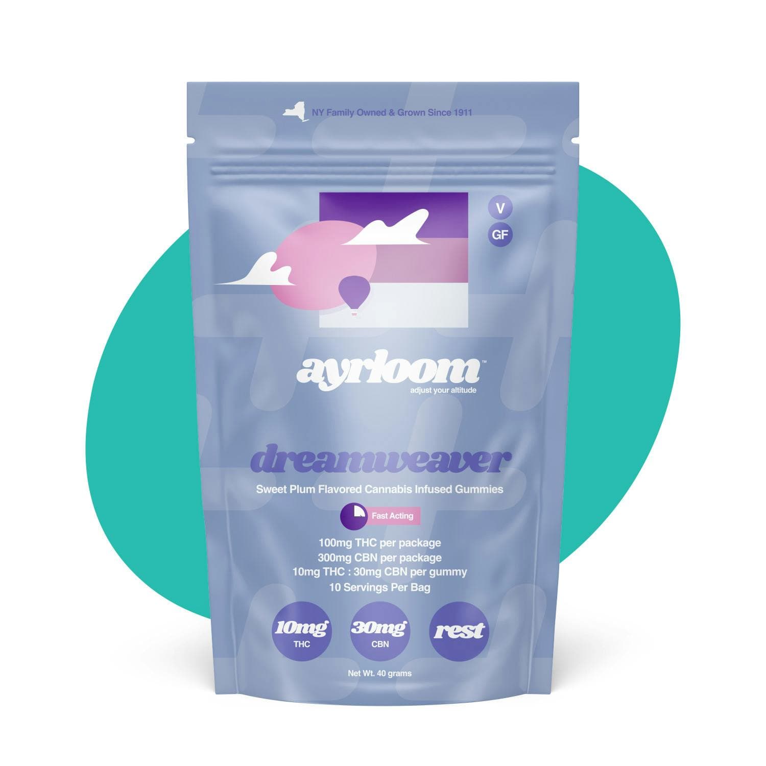 product image for Ayrloom Dreamweaver 3:1 10MG THC : 30MG CBN 10 Pack