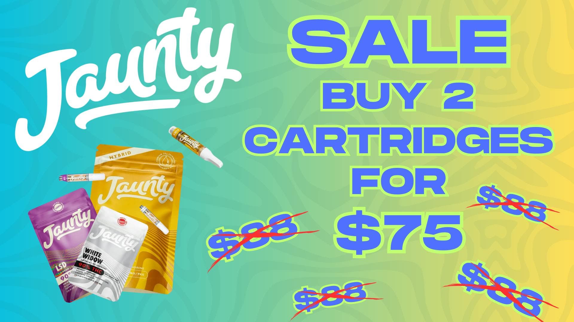 Grab 2 Carts for $75 with the Jaunty Double-Up Bundle