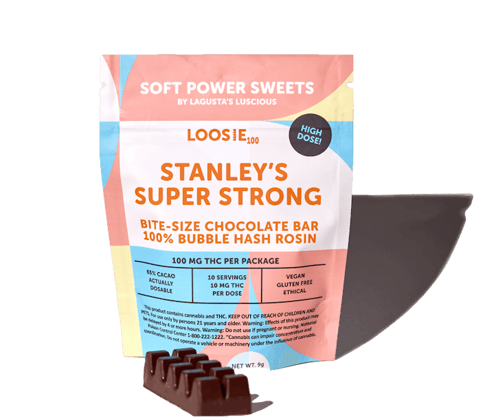 product image for Loosie Stanley's Super Strong Bubble hash chocolate Bar 100mg