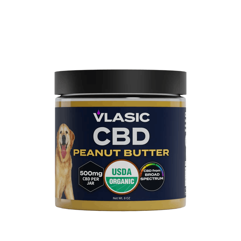 USDA Organic Calming Pet Peanut Butter • 500mg - Vlasic Labs | Treehouse Cannabis
