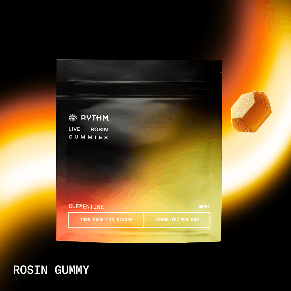 product image for Clementine Live Rosin Gummies 10 pack 100mg