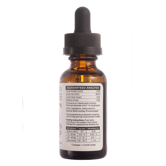 Small Pet CBD Tincture • Full Spectrum Extract Dogs & Cats • 300MG CBD - High Falls Hemp CBD | Treehouse Cannabis