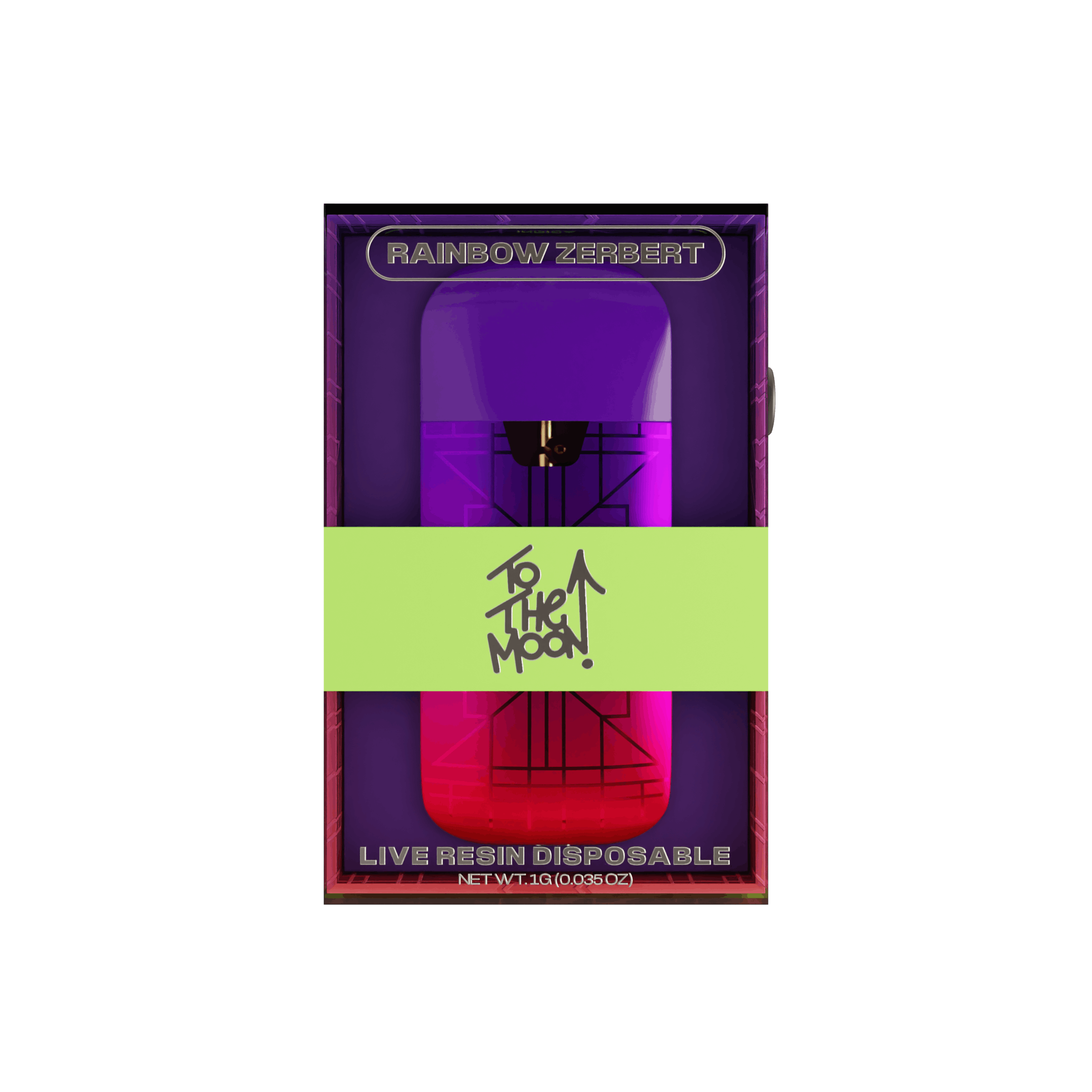 Rainbow Zerbert - Live Resin Disposable - 1G - To The Moon