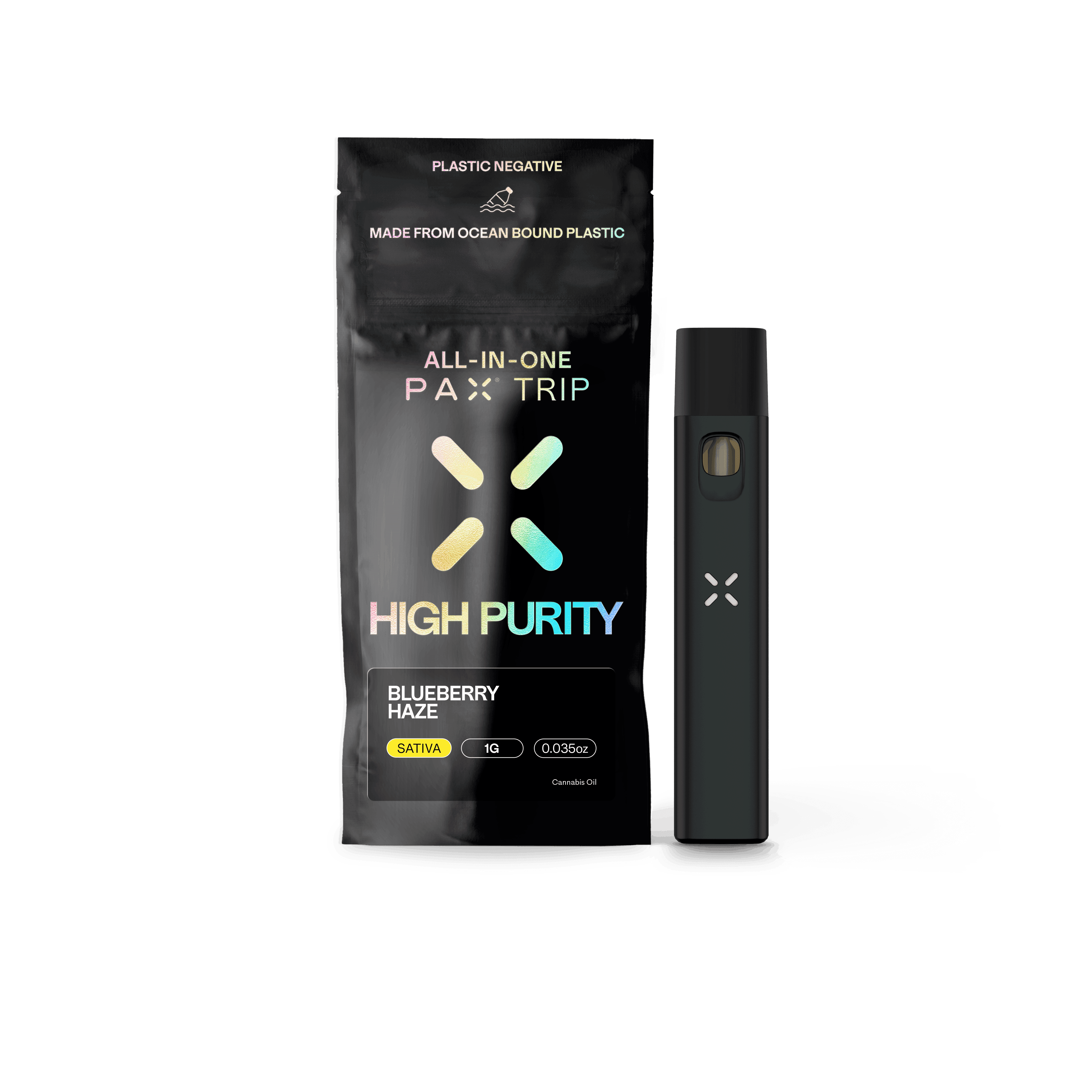 Blueberry Haze High Purity AIO Disposable 1g - PAX