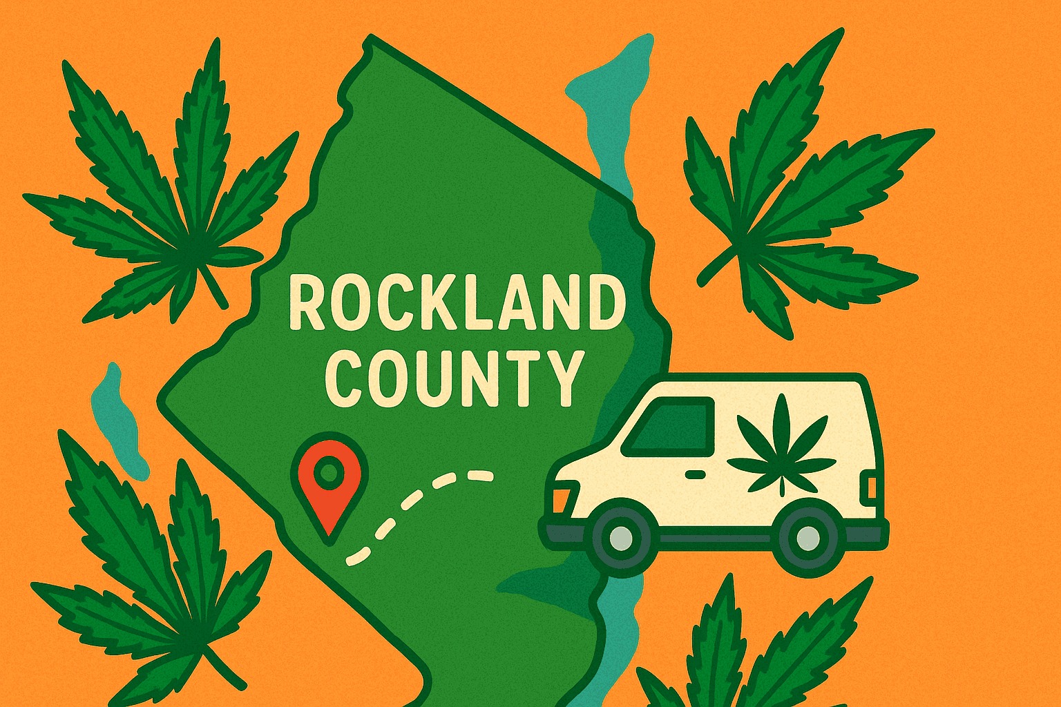Cannabis Delivery in Rockland County blog post cover image