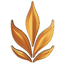 Rotating leaf logo